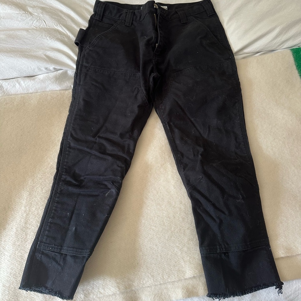Carhartt slim fit tailored black pants